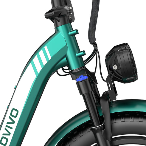 OVIVO C2 PRO | Bicicletta Elettrica Pieghevole | Versatile | Motore BAFANG 250W | 48V 18Ah | Freni Idraulici | 25km/h | Autonomia 90-120Km | GARANZIA ITALIANA